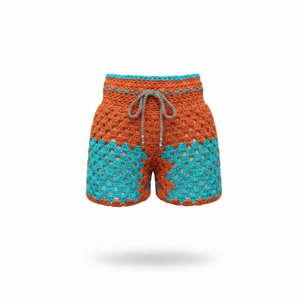 Turquoise & Tangerine CBC Shorts